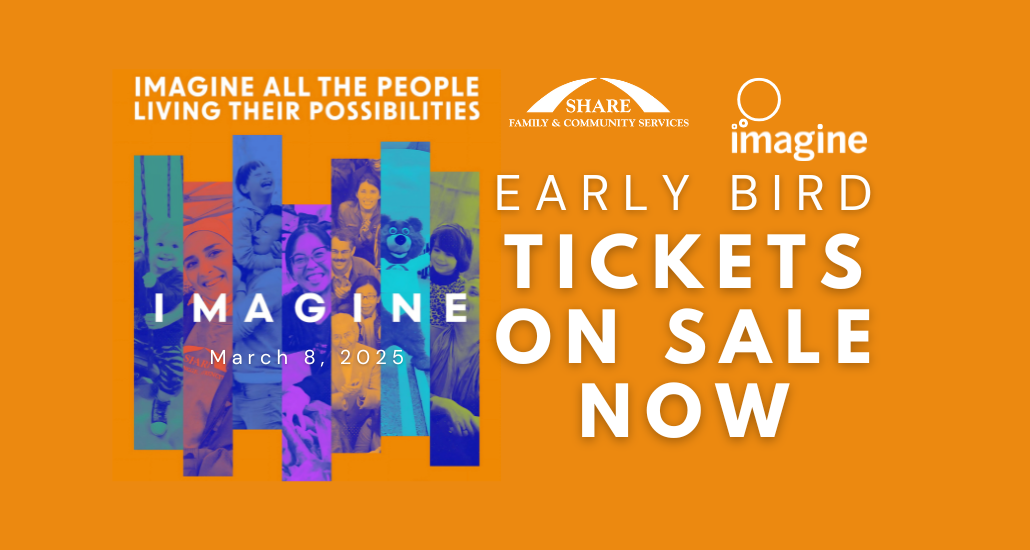 SHARE's IMAGINE Gala - EARLY BIRD TICKETS NOW ON SALE!