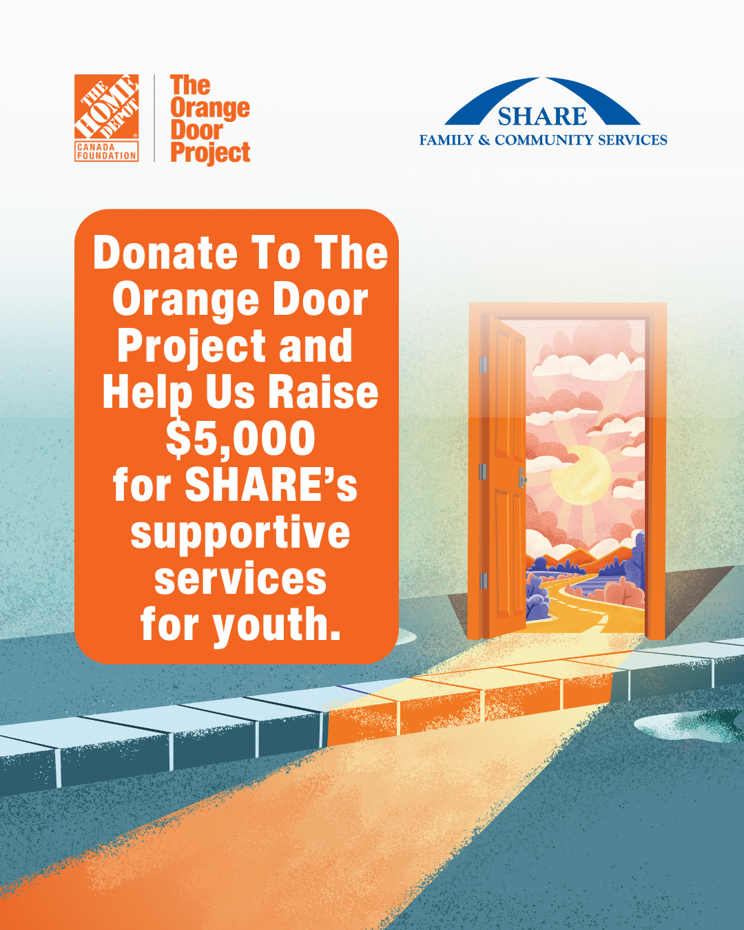 Orange Door Project May 27 to June 22