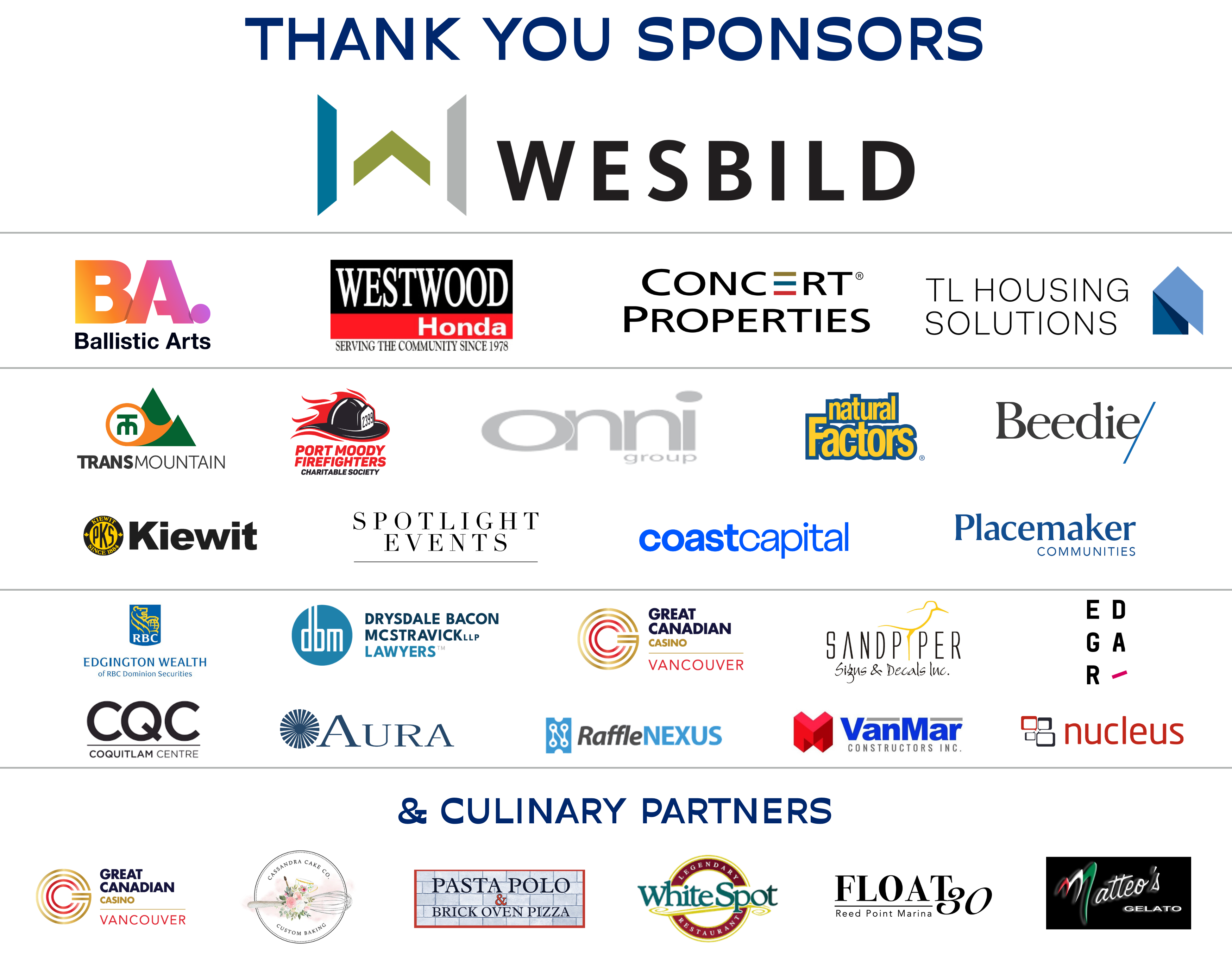 Imagine 2026 - Sponsors